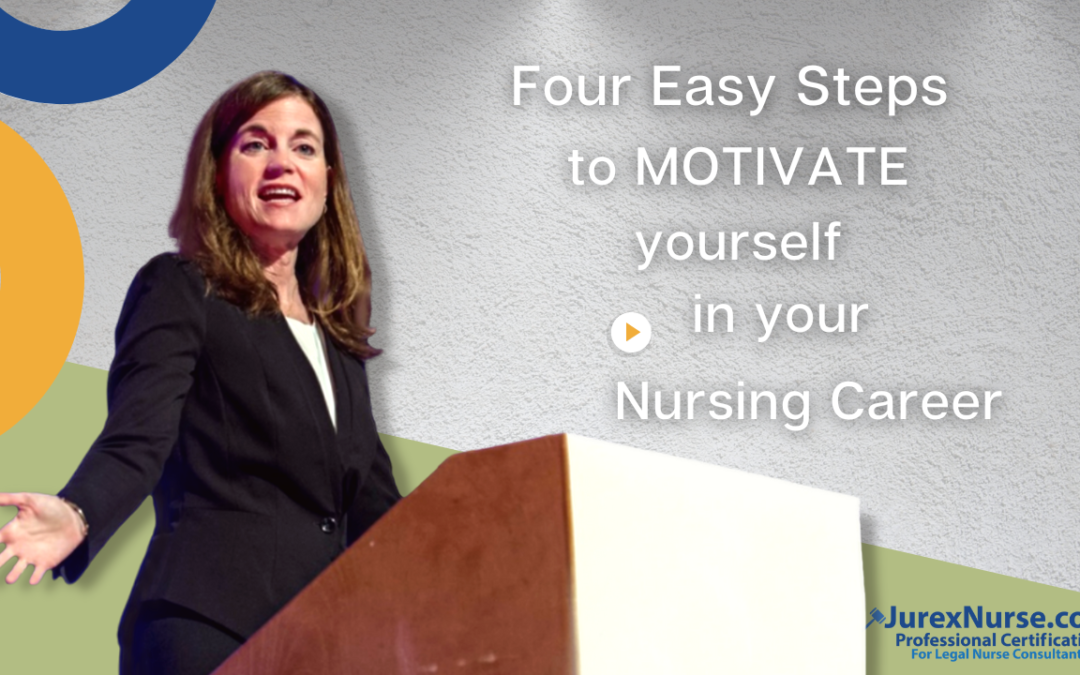 4 EASY Steps to MOTIVATE Yourself In Your Nursing Career!