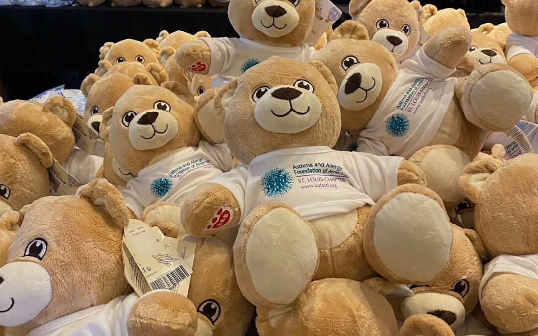 Asthma and Allergy teddy bears for diagnosis kits